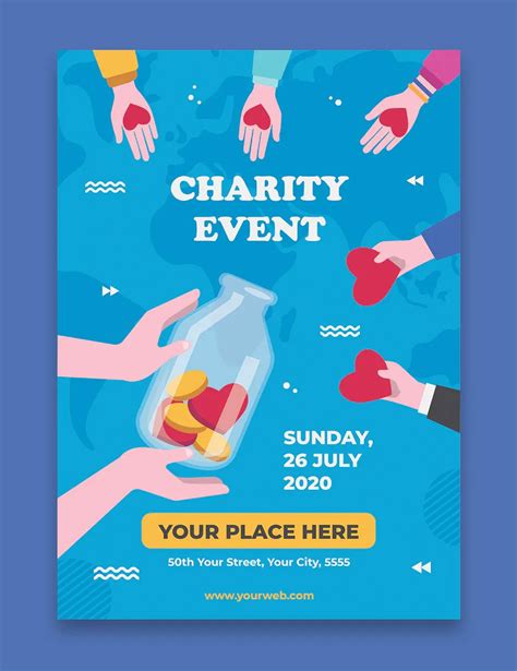 charity poster template